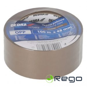 Dedra 11T2053 Pakošanas lente brūna,48mm x 100m.