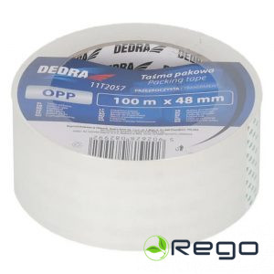 Dedra 11T2057 Caurspīdīga iepakojuma lente 48 mm x 100 m.