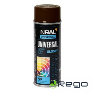 Emalja aerosol šokolādes INRAL UNIVERSAL RAL8017 ,400ml