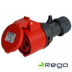 Industriāla portatīva kontaktligzda ABL 16A/5P, IP44 3P+N+E (12503S)