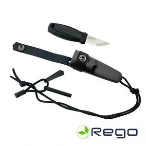 Morakniv Nazis 59 mm ar kaklā karināmu apvalku un degli, 59mm, (12629)