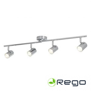 Spotlampa -ROLLO 4x4W LED 3000K 1400lm hroma