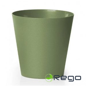 Puķu pods CLIVO GREENER olīvu krāsā 14cm