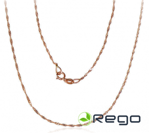 Zelta ķēdīte 0,99g, 585, 55cm