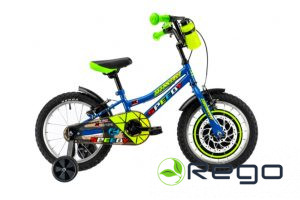 Bērnu divritenis KID RACER DHS 1401-30 1-ātrums blue