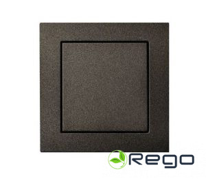 Slēdzis 1-viet., bez rāmja melns PROF