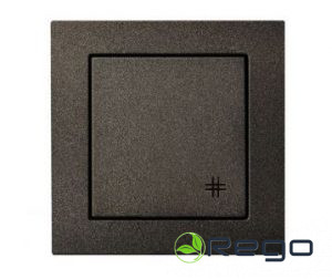 Krustslēdzis  1-v/ melns