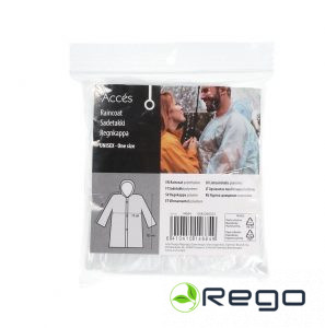 Acces lietusmētelis ar kapuci universāls