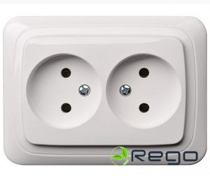 Zemapmetuma ligzda balta ALFA IKL16-109 A/B 2-viet. (14726S)