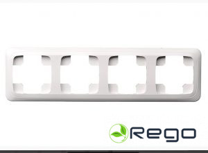 A/B 4-viet. rāmis balta ALFA K14-135-04