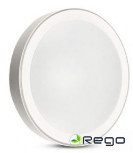 V-TAC LED dizaina apaļš kupola gaismeklis ar tālvadības pulti, IP20, balts