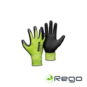 OXXA darba cimdi, neilona ar lateksa pārklājumu X-Grip-Lite 51-025, dzelteni, izmērs 10/XL