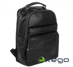 Mugursoma dabīgā āda C58.018400 melna