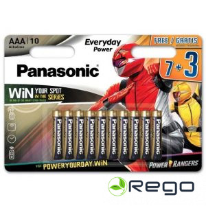 Panasonic Everyday Power baterija LR03EPS/10BW (7+3)