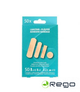 Plāksteri ecopack 50gab dažādu veidu