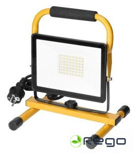 LED prožektors pārnesamais, ~50/60Hz, 50W, 4000LM, RA80, IP65,  4000K