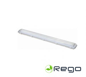 Korpuss LED PS 2x24W T8/ 1560mm IP65 T8 spuldzēm, hermētisks