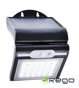 LED dārza gaismeklis SOLAR 2.5W SMD 200lm, 7000K IP44, melns