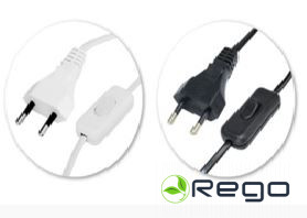 Vads elektroierīcēm H03VVH2-F 2x0,75/2m balts (17730S)