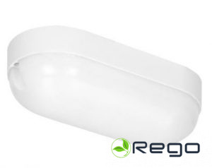 Gaismeklis balts 8W Ra>80 PP+PP ip54 710lm 4000K 90x180x51mm