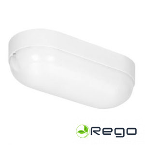 Gaismeklis balts 15W Ra>80 PP+PP IP54 1490lm 4000K 100x205x54.5mm