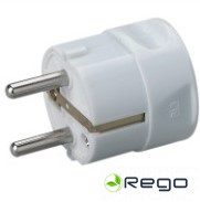 CT9 Kontaktdakša taisnā 2P+zeme Assemble, melna