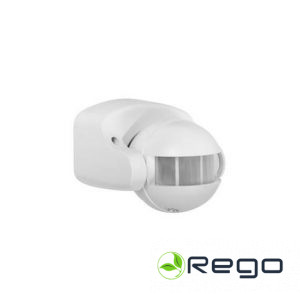 Infrasarkanais kustības sensors,diapazons 180 gr., 12m.,3-2000LUX 1200W IP44,86.