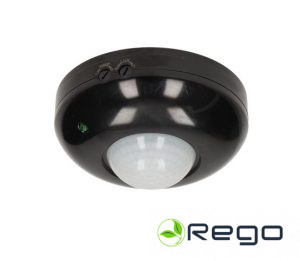 Infrasarkanais kustibas sensors,dipazons 360 grādi 6m 3-2000LUX,1200w,115X58mm