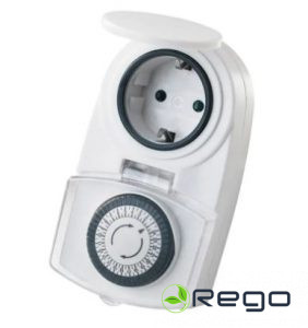 TS-MD202 Ārējais mini mehāniskais 24 stundas taimeris,IP44, 24 st. progr. (17971S)