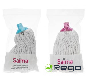 Saima kokvilnas MOP birstes galva 160g