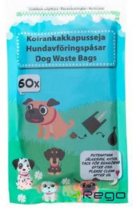 Suņu maisiņi 60gab