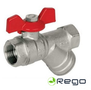 Lodveida ventīlis ARCO SENA ar filtru 1/2' FF, ar īso rokturi 152503 / RHF33 (199154)