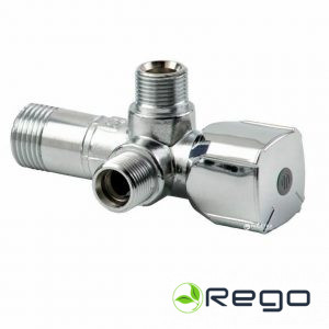 Dekoratīvais ventīlis A80 TWIN 1/2-1/2-1/2 Arco CQ4105 (1991752)