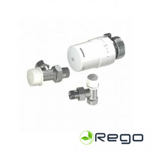 Termostatisko radiatoru ventīļu komplekts ARCO TIBET 1/2', aksialais KCT14