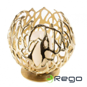 Svečturis Bongo zelta, 20x22cm