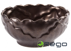 Dekoratīvs trauks English fuchisia, zelta, 25,5x18x12,5cm