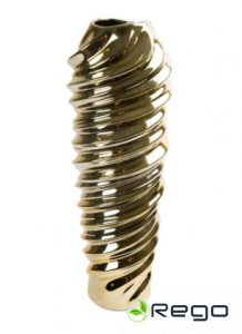 Vāze Fariza, zelta, 16,5x48cm