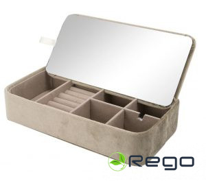 Rotaslietu kaste Tiringe taupe 24,5x12,5x5cm