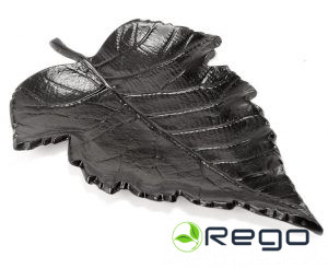 Dekoratīvs trauks Kļavas lapa, melns, 22x17cm