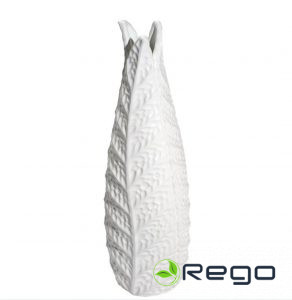 Vāze Gardia, balta, 11x33cm