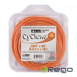 Trimmera aukla ALU CyClone 2,0mm / 15m sešstūraina aluminīja (2015CAL)