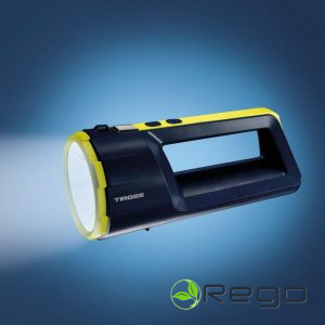 Uzlādējams lukt. liels TS-1858 1LED 5W+ COB 6W