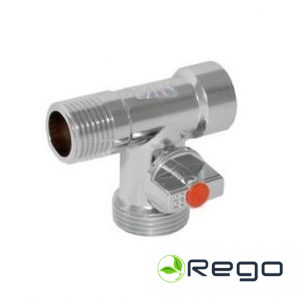 Lodveida ventīlis veļas mašinai 1/2M-1/2F-3/4M, 260 (20807)