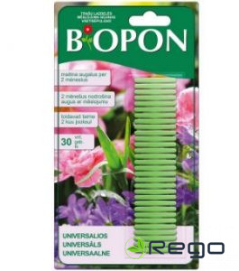 Biopon universālais mēsl. nūjiņās 30gb.