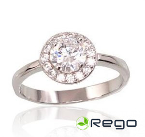 Sudraba gredzens 2,60g, 925, 17,0izm, cirkonijs