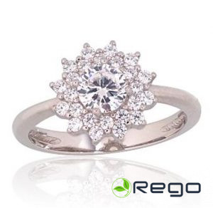 Sudraba gredzens 17,5 izm., 26,60g, 925, cirkonijs