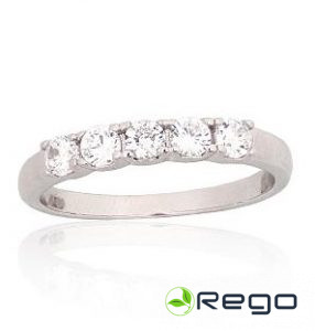 Sudraba gredzens 17,0 izm., 1,90g, 925, cirkonijs