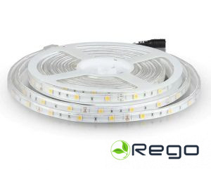 LED RGB lente 5m_3.5W/m(70Lm/m), V-TAC
