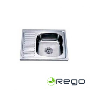 TREDI Uzliekama nerūsējoša izlietne 600x500 labā (21430)