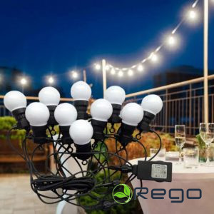 V-tac Led virtene 5m 0.5W / spuldzes (480Lm)10 IP44 (217436)